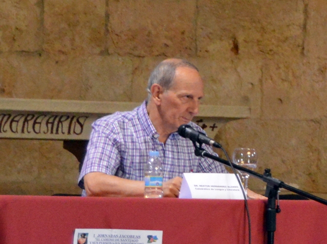 Néstor Hernández Alonso, el viernes, en Sahagún