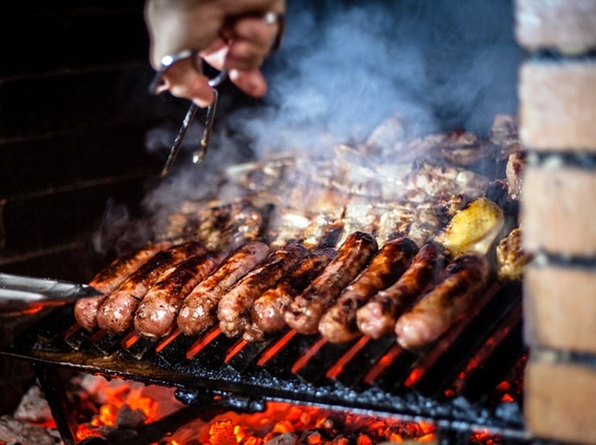 Espicha y parrillada en la fiesta del verano