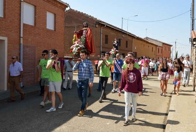 Imagen, de archivo, de la procesi&oacute;n del santo del a&ntilde;o pasado