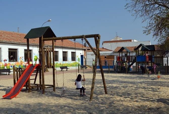 Imagen, de archivo, del centro escolar de Gordaliza del Pino