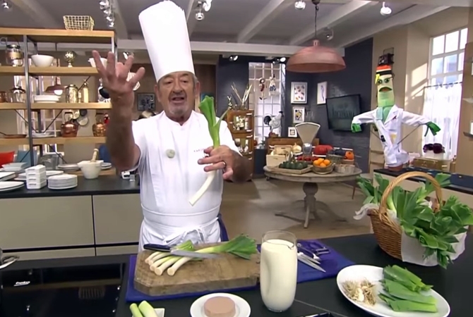 Argui&ntilde;ano propone &#039;maridar&#039; los puerros con bechamel de pat&eacute;