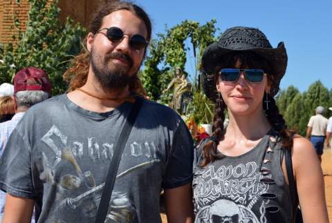 Raquel Lagartos y Julio César Iglesias