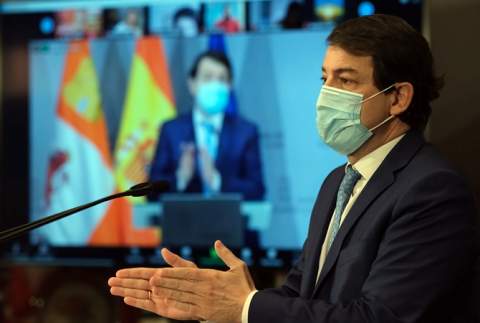 El presidente de la Junta de Castilla y León, Alfonso Fernández Mañueco El presidente de la Junta de Castilla y León, Alfonso Fernández Mañueco