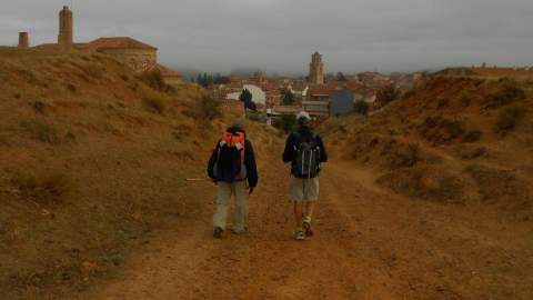 Camino de Madrid a las puertas de Sahagún. Imagen: Wikiloc / Stephanum