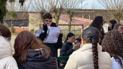 Momento de la lectura del manifiesto Momento de la lectura del manifiesto