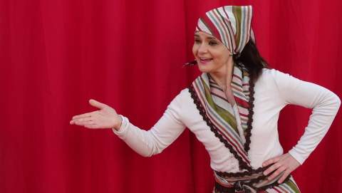 Nuria Mart&iacute;n, conocida popularmente como 'Tina'. Imagen: Zolopotroko Teatro