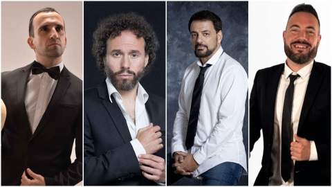 Dar&iacute;o Mares, Manu Badenes, Juan Solo y Abraham Mart&iacute;n