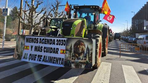 El sector agrario leonés ha escenificado en la jornada de este martes, seis de febrero, uno de sus días históricos