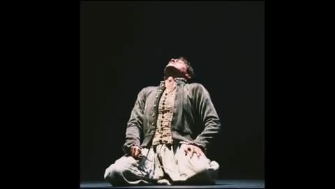 Javier Bermejo en escena. Imagen: Luisa Valares.