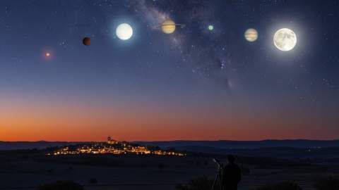 Seis mundos sobre un mismo horizonte