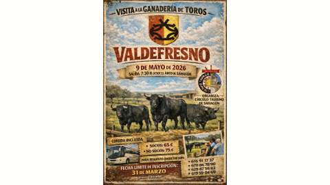 El Círculo Taurino de Sahagún abre el plazo de inscripción para visitar la divisa de Valdefresno