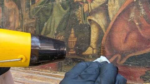 La Diócesis y la Fundación Santa María la Real rehabilitan los retablos de Joara, Celada y Valdavida