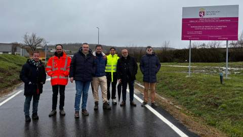 La Diputación de León invierte 640.000 euros en la mejora del acceso a Corcos