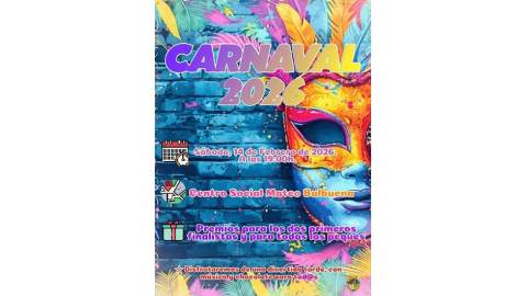 Música, máscaras y chocolate para celebrar carnaval en Villamartín de Don Sancho