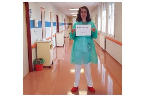 La sahagunense Rocío de Prado es enfermera en el Hospital Monte San Isidro de León