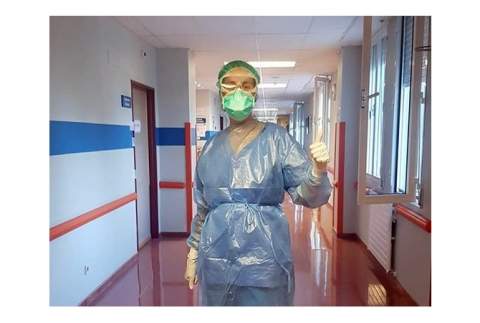 La sahagunense Rocío de Prado es enfermera en el Hospital Monte San Isidro de León