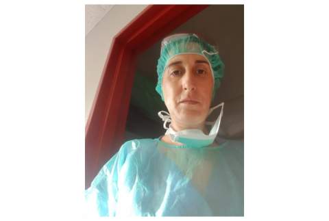 La sahagunense Rocío de Prado es enfermera en el Hospital Monte San Isidro de León