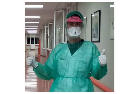 La sahagunense Rocío de Prado es enfermera en el Hospital Monte San Isidro de León