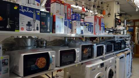 En la tienda física, Cañizo dispone de todo tipo de electrodomésticos