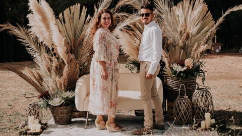 Estos dos hermanos están al frente de la empresa florista