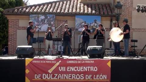 Los m&uacute;sicos de Vallecillo en concierto. Imagen de archivo