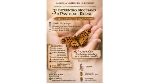 El monasterio de Santa María de Carrizo acoge el tercer Encuentro Diocesano de Pastoral Rural