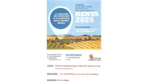 El servicio de ayuda para la declaración del IRPF en el medio rural recala Sahagún