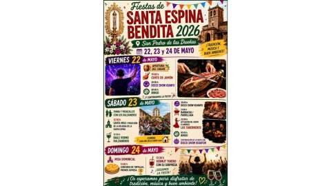 San Pedro de las Dueñas activa el modo festivo para los grandes días de la Santa Espina