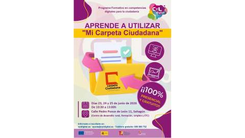 Curso gratuito sobre la herramienta digital 'Mi Carpeta Ciudadana'