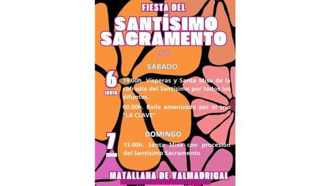 Devoción y convivencia se citan en las fiestas del Santísimo Sacramento de Matallana de Valmadrigal