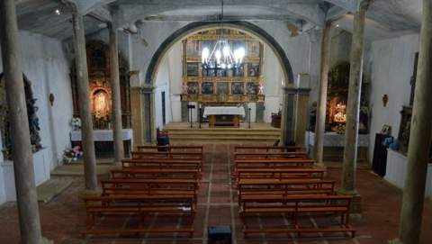 La iglesia de Valdavida acoge un concierto de sones medievales para celebrar el retorno del retablo de San Sebastián