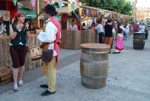 Las casetas de hostelería estarán abiertas todo el fin de semana en el parque de San Benito