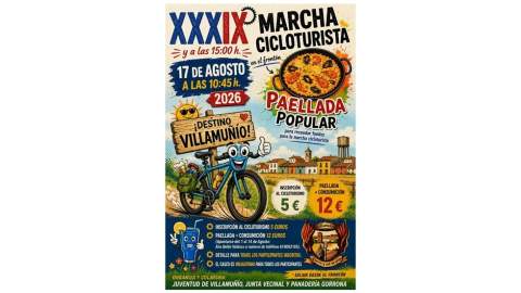 Pedales sin prisa y paella sin pausa en la XXXIX Marcha Cicloturista de Villamuñío