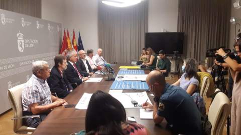 Momento de la presentación del colectivo Camino Francés Federación