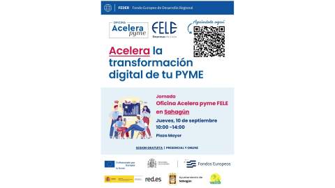 Sahagún acoge una jornada gratuita para acercar la transformación digital al tejido empresarial local