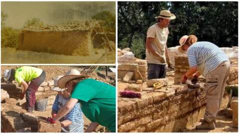 La segunda fase del proyecto se dedicará a la carpintería de armar y la cubierta de zarzo