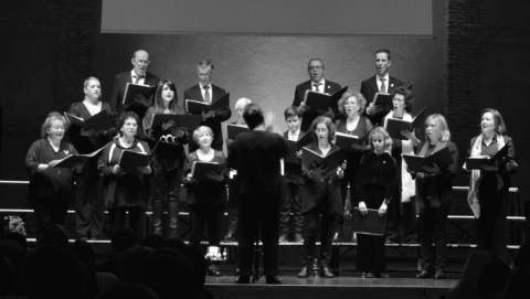 Actuación del Coro Facundino en la gala Puerro de Oro 2023