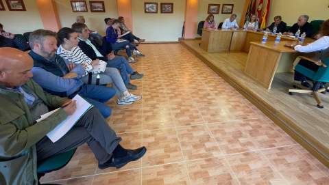 Momento de la reunión del Consejo Agrario
