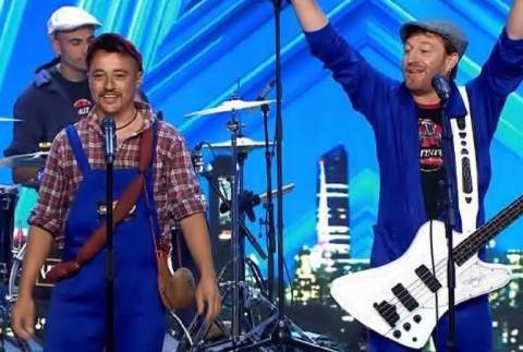 El grupo de Villamuñío, Vermuzazo, ayer en Telecinco