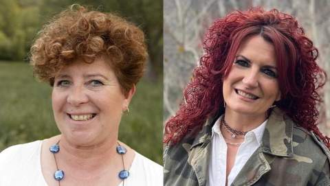 Matilde Vallejo y María del Carmen Alonso-Santocildes