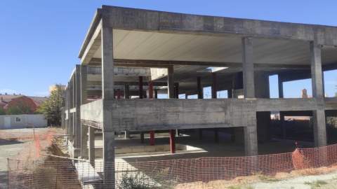 Las obras en el Centro de Salud de Sahagún se paralizan