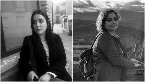 Elisa Pedroche (I) y Ana Cristina Pacho