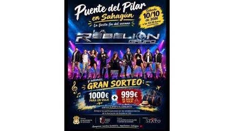 Sahagún despide el verano con música en directo y un premio de 2.000 euros