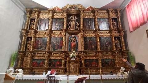Los retablos del este de León recalan en Valladolid