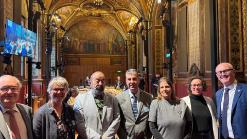 Sahagún reafirma en el Senado francés su compromiso con la candidatura ante la Unesco de los Sitios Cluniacenses