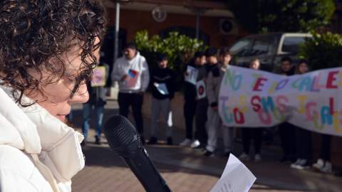 Sahagún alzó la voz contra la violencia de género
