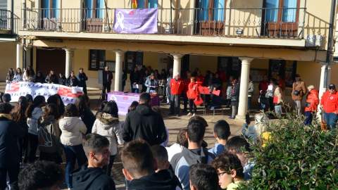 Imagen, de archivo, del acto en Sahagún de 2024